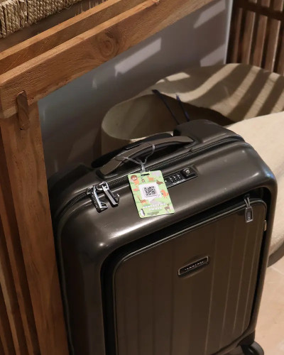 Kofferanhänger mit QR-Code | Gepäckanhänger | DynaTag