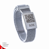 SOS Armband Textil mit QR-Code | Notfallarmband | DynaTag