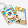 Kofferanhänger mit QR-Code | Gepäckanhänger | DynaTag