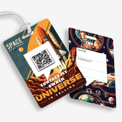 Luggage Tag with QR Code | Get It Back Fast | DynaTag