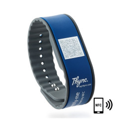 Medical ID Bracelet with QR Code & NFC | Silicone SOS Bracelet