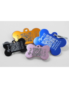 Tiermarke "Knochen" Alu