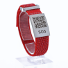 SOS textile emergency bracelet White
