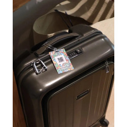 SOS Gepäckanhänger mit QR/NFC
