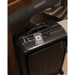 SOS Gepäckanhänger mit QR/NFC