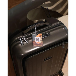 SOS Gepäckanhänger mit QR/NFC