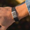SOS bracelet on wrist