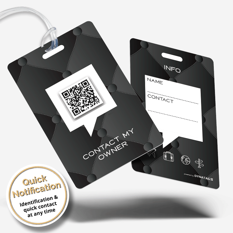 Luggage Tag Gentle Black