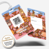 Luggage Tag Cuddly Teddy