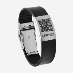 SOS bracelet black