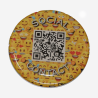 Dyna-Pin QR-NFC Social-Contact - yellow