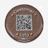 Dyna-Pin QR-NFC Customer -Info - brown