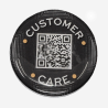 Dyna-Pin QR-NFC Customer-Care - black