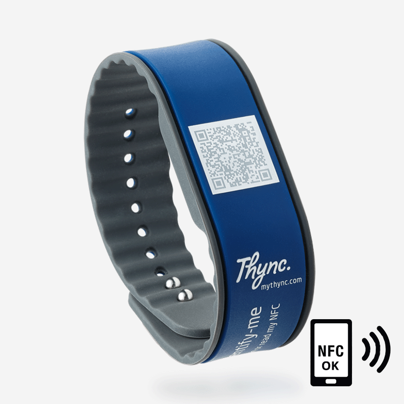SOS Wristband QR and NFC