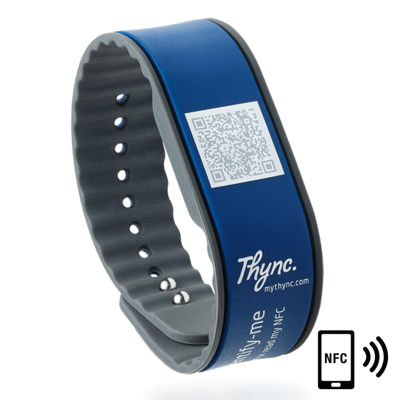 SOS Wristband QR and NFC