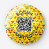 Dyna-Pin QR-NFC Social-Contact - yellow