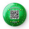 Dyna-Pin QR-NFC Support-Info - green
