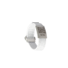 SOS Textil- Notfallarmband Weiss