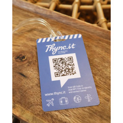 Gepäckanhänger mit QR-Code & NFC | Digitale Gepäck-ID | DynaTag