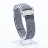 SOS Emergency Wristband Textile Grey with QR Code & Swiss Data Platform
