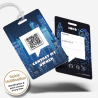 SOS Luggage Tag City Night Skyline